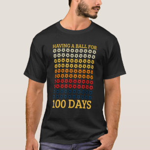T-shirt Avoir Un Bal Pour 100 Jours Joueur De Football Étu