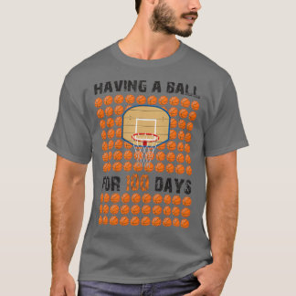 T-shirt Avoir une balle pour 100 jours Cadeau pour étudian