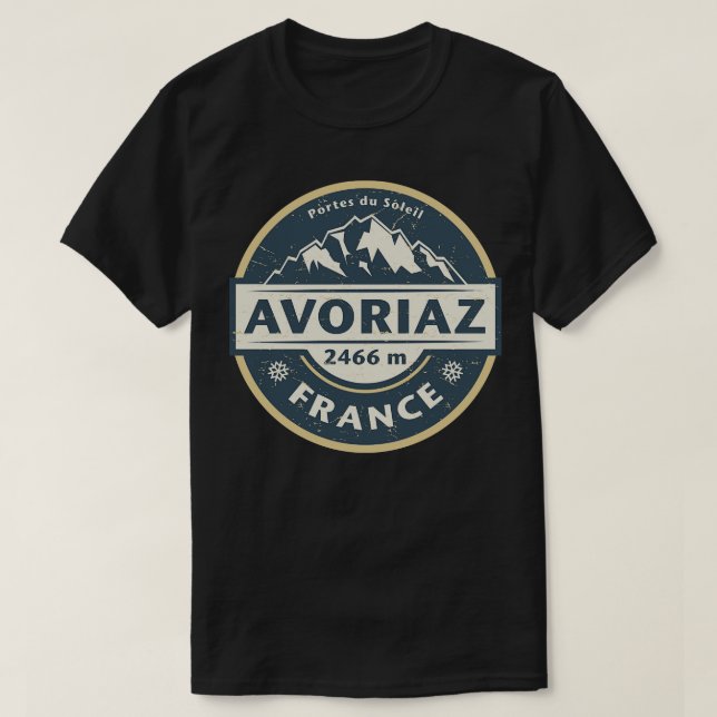 T-shirt Avoriaz France (Design devant)