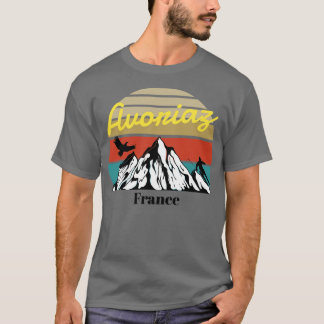 T-shirt Avoriaz ski France 2