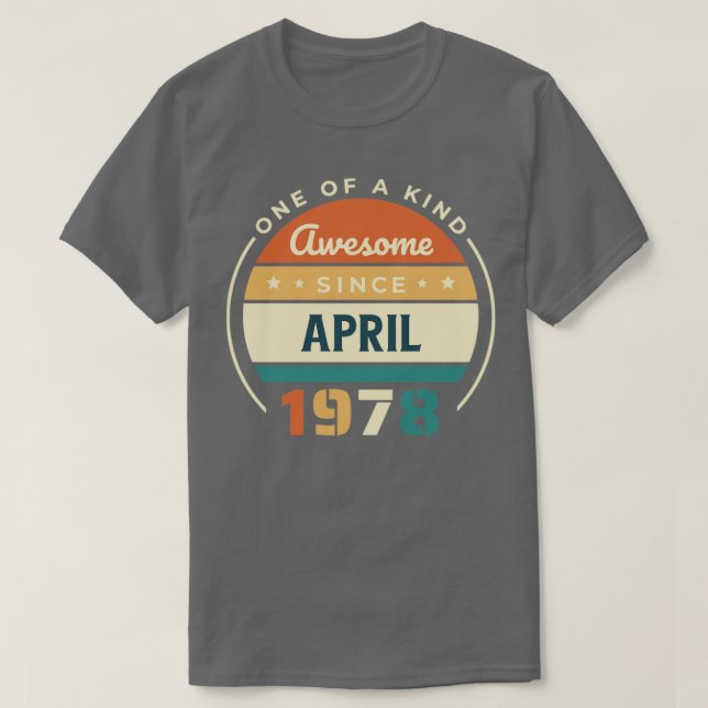 T-shirt Avril 1978 (Design devant)