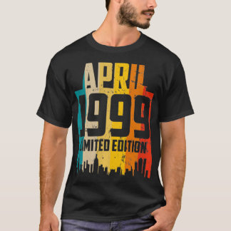 T-shirt Avril 1999 22 Anniversaire Edition Limitée V