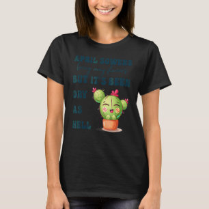 T-shirt Avril Douches Apportent mai Fleurs Vêtements