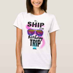 T-shirt Aw Expédition Son Voyage D'Anniversaire