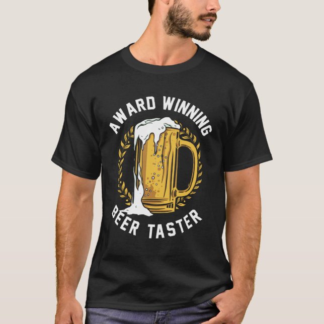 T-shirt Award Winning Beer Taster (Devant)