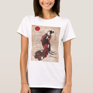 T-shirt Awase d'ukiyoye de kumo de Genji
