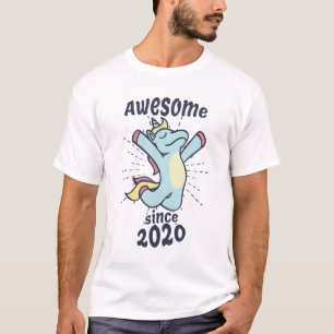 T-shirt Awesome depuis 2020 - Anniversaire de enfant Unico