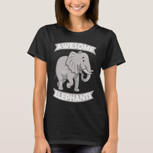 T-shirt Awesome Elephants Zoo Circus Elephant conservateur