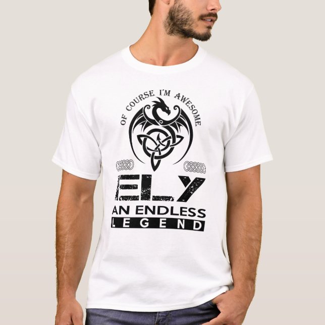 T-shirt Awesome ELY Une Légende sans fin (Devant)