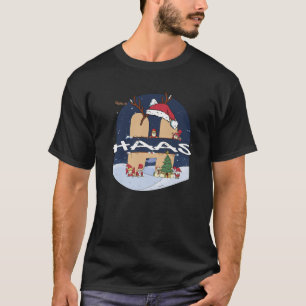 T-shirt Awesome Haas Nom w Santa Hat in Xmas Thème Christ