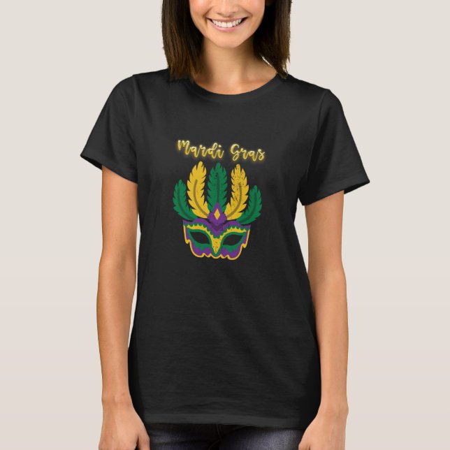 T-shirt Awesome Mardi Gras Mask 2023 Festival Parade Party (Devant)