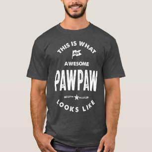 T-shirt Awesome PawPaw Semble