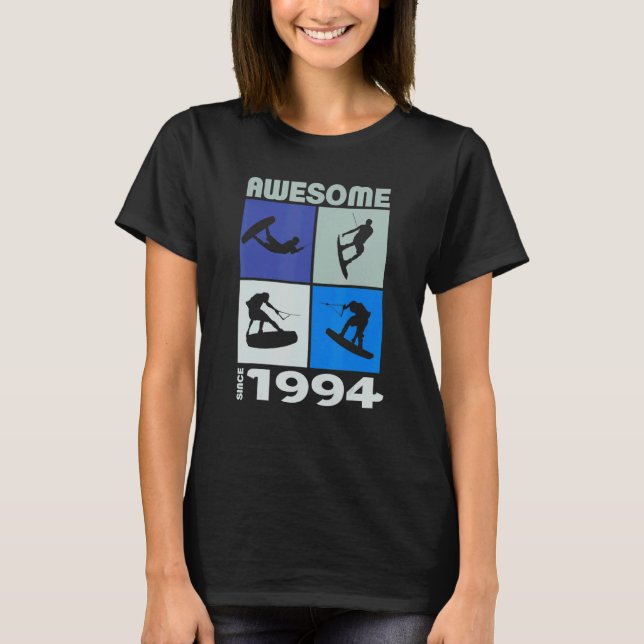 T-shirt Awesome since 1994  Wakeboard lifestyle (Devant)