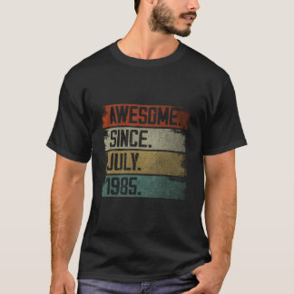 T-shirt Awesome Since July 1985 38Th 38