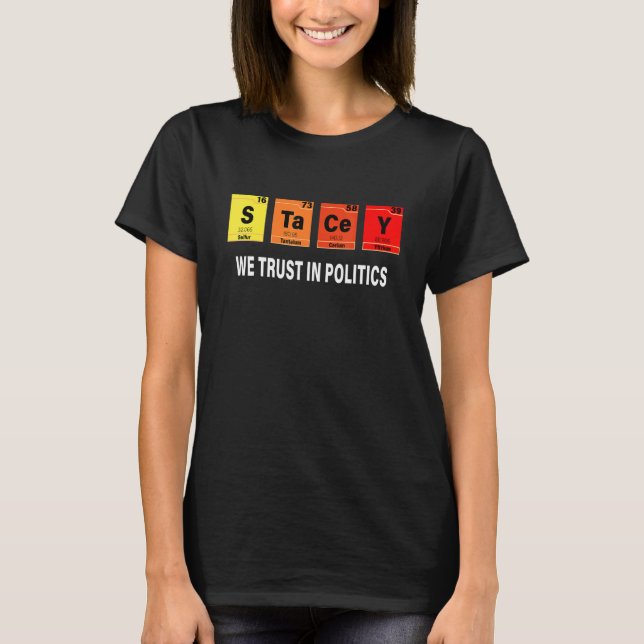 T-shirt Awesome Stacy Abrams Nous Avons Confiance En Polit (Devant)