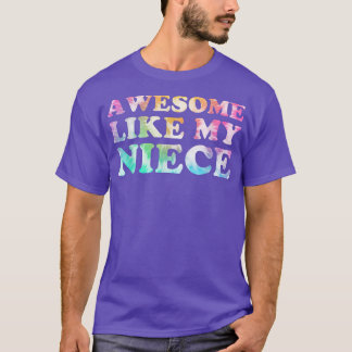 T-shirt Awome Comme Ma Nièce Matching Family Tie Dye
