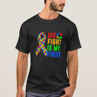 T-shirt Awome Son Combat Est Mon Combat Sensibilisation su