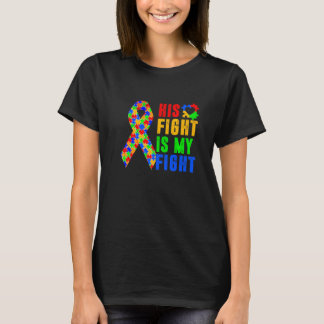 T-shirt Awome Son Combat Est Mon Combat Sensibilisation su