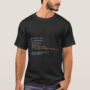 T-shirt AWS manger code de sommeil répéter renforcer le nu
