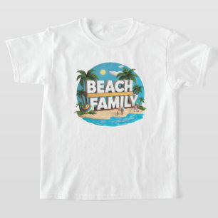 T-shirt Awsome Colorée Plage Famille Enfants