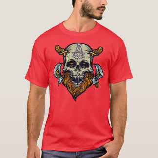 T-shirt Ax de l'ampli crâne viking