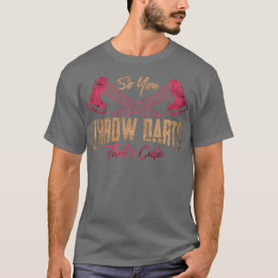 T-shirt Ax Jetant Funny Croisé Hatchets