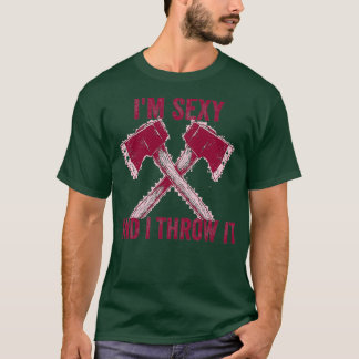 T-shirt Ax lancer jeter Tomahawk double hache cadeau