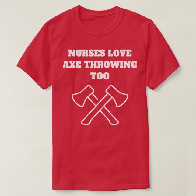 T-shirt Ax lancer soins infirmiers (Design devant)