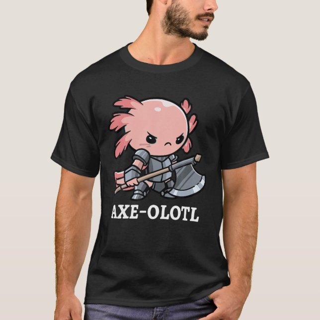 T-shirt Ax olotl Guerrier Axolotl Mexicain Salamander Ax F (Devant)
