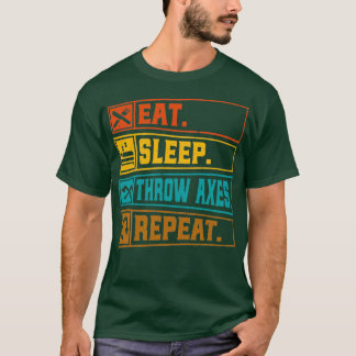 T-shirt Ax rétro Lancer Citation Lover Mangez Les Axes De 