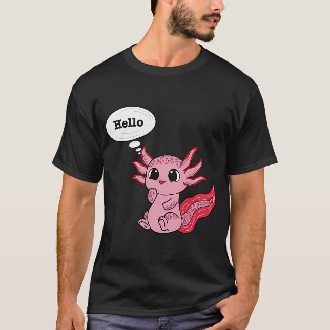 T-shirt Axolotl agitant (Devant)