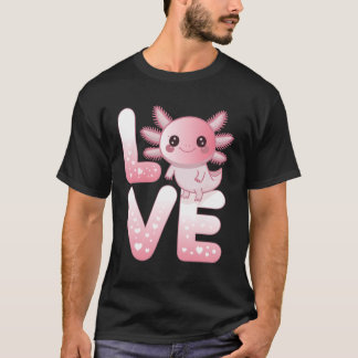 T-shirt Axolotl Animals Kawaii Axolotls Lovers Cute Axolot