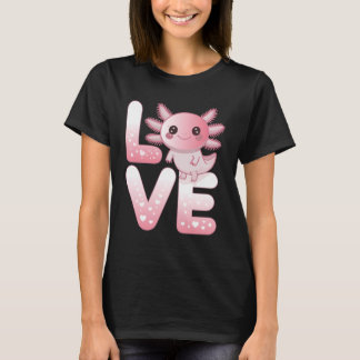 T-shirt Axolotl Animals Kawaii Axolotls Lovers Cute Axolot