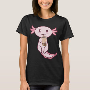 T-shirt Axolotl Apote Apote Animal Axolotl Bubble Thé Kawa