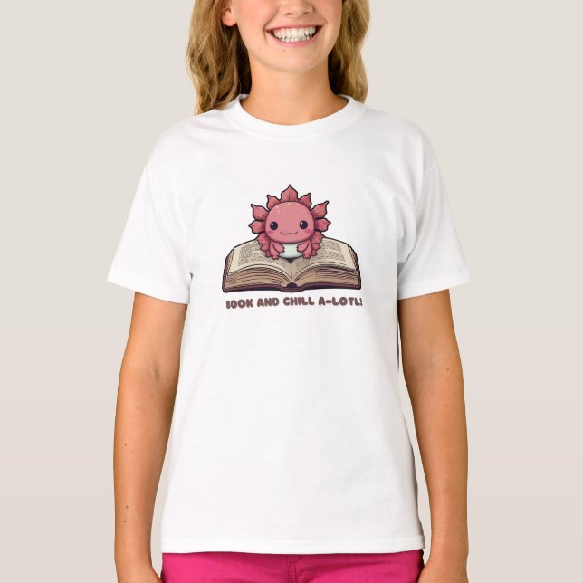 T-shirt Axolotl Bolover drôle mignon animal (Devant)