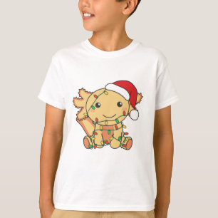 T-shirt Axolotl Christmas Winter Animals Axolotls