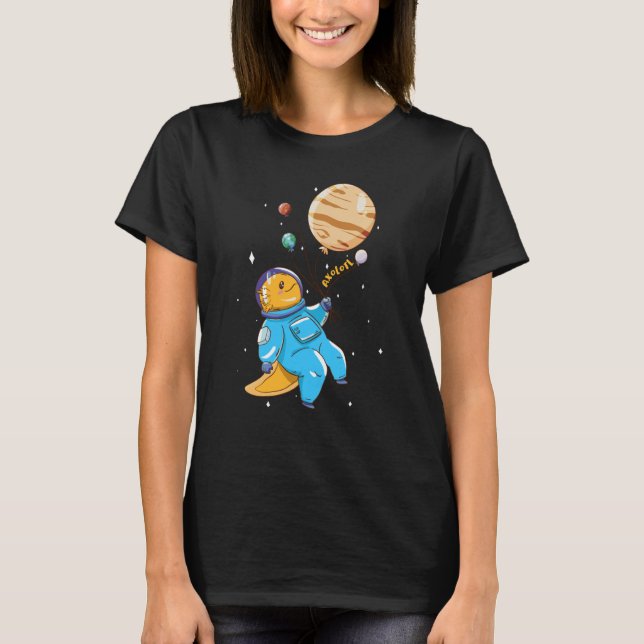 T-shirt axolotl cute animals axolots axolotl spaceman as (Devant)
