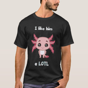 T-shirt Axolotl drôle animal mignon pour couples partenair