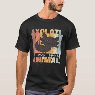T-shirt Axolotl Est Mon Esprit Animal Cute Axolotls Vintag