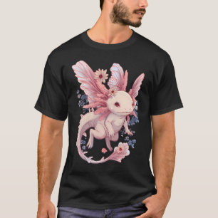 T-shirt Axolotl Fée Rose !