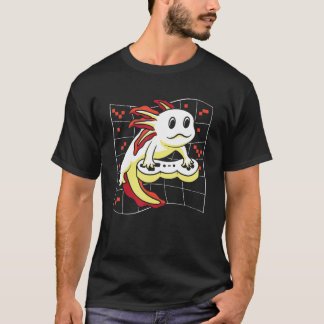 T-shirt Axolotl Fish  Mexican Salamander Walking Fish Gami