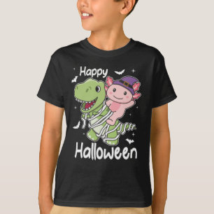 T-shirt Axolotl Halloween heureux T-rex costume maman