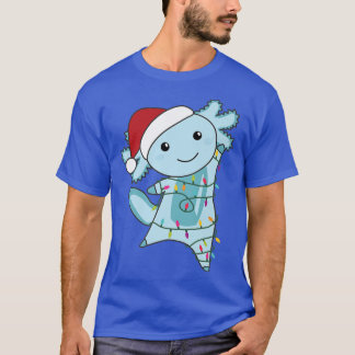 T-shirt Axolotl Joyeux Noël Fée Lumières Sweet Animaux