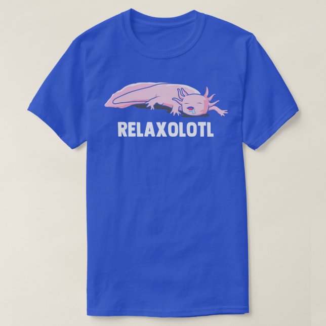 T-shirt Axolotl Larve Kufffig Aquarium Moch Lurch Cadeau 3 (Design devant)
