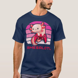 T-shirt Axolotl Lover Cute Axolotl Gaming  Gamesolotl 