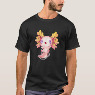 T-shirt Axolotl Poisson Bébé Lézard Mignon Goth Pastel