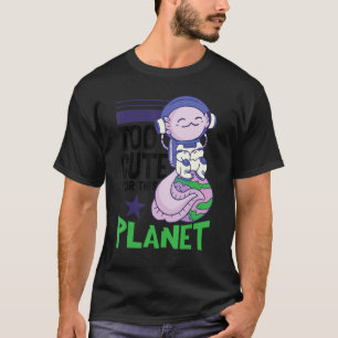 T-shirt Axolotl spatial astronaute spatial