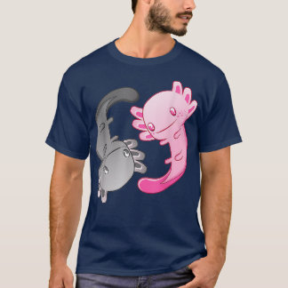 T-shirt Axolotl Yin Yang Drôle cadeau pour les fans d'aqua