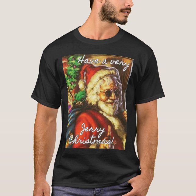 T-shirt Ayez Très Joyeux Noël Garcia Père Noël Holiday (Devant)