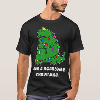 T-shirt Ayez Un Noel Rarant Dino Dino Noël Ts